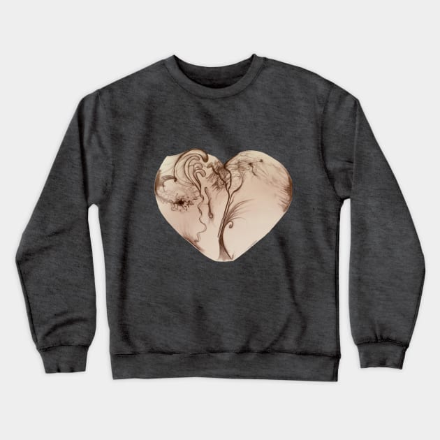 Heart and Soul Crewneck Sweatshirt by Peaceful Pigments